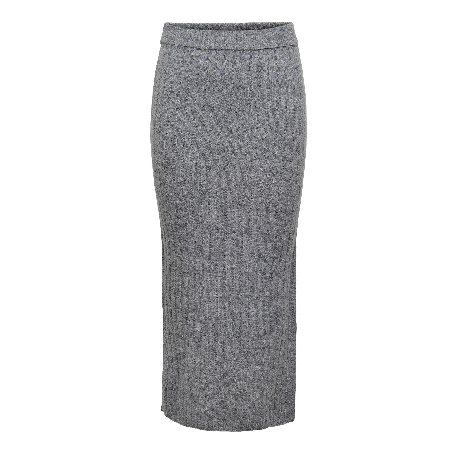 Only Saia Jeanett Life Rib Long Knt Medium Grey Melan