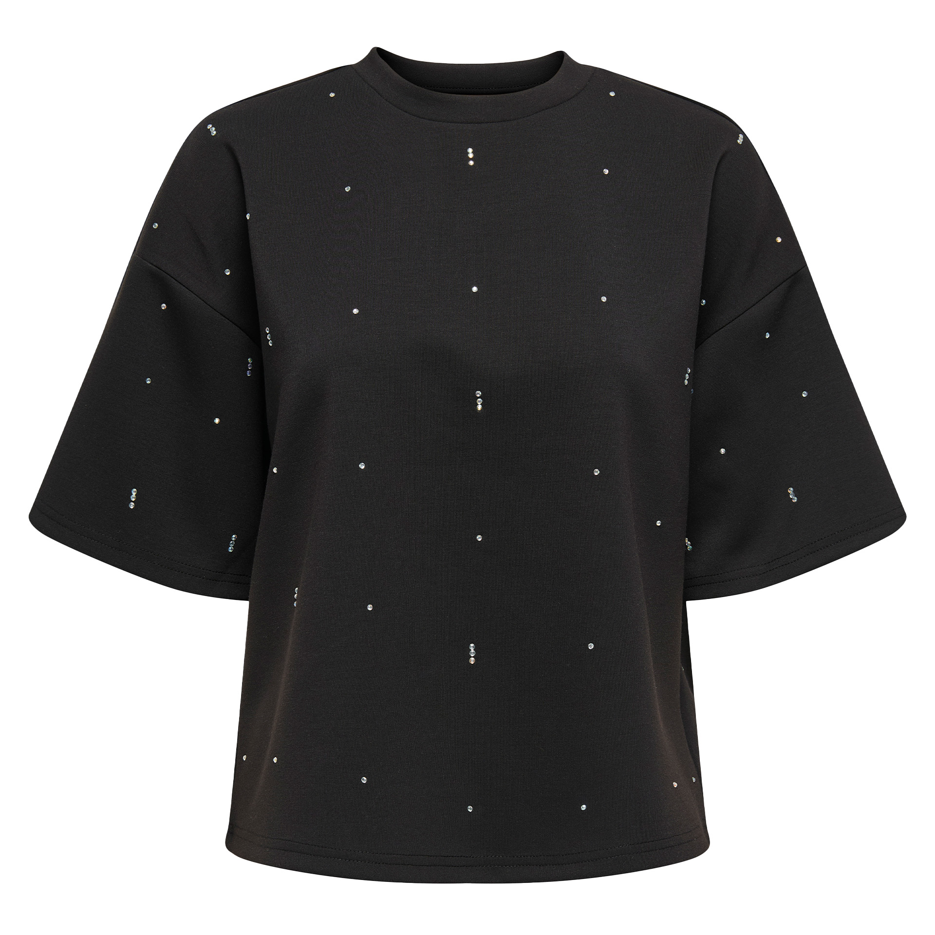 Only Top Edel Sparkle Ub Swt Black W. Rh