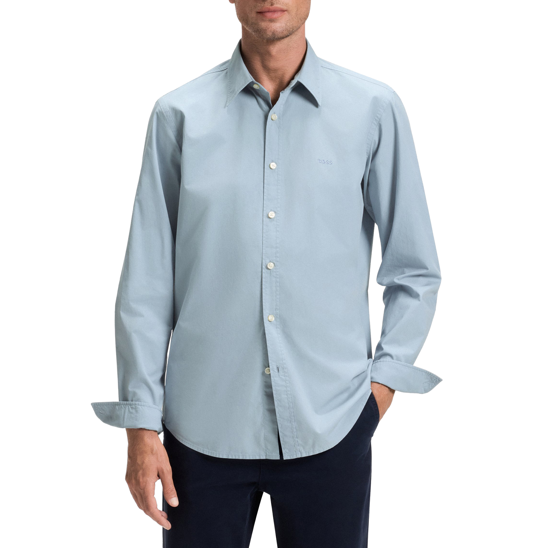 BOSS Camisa Relegant Light/pastel Blue