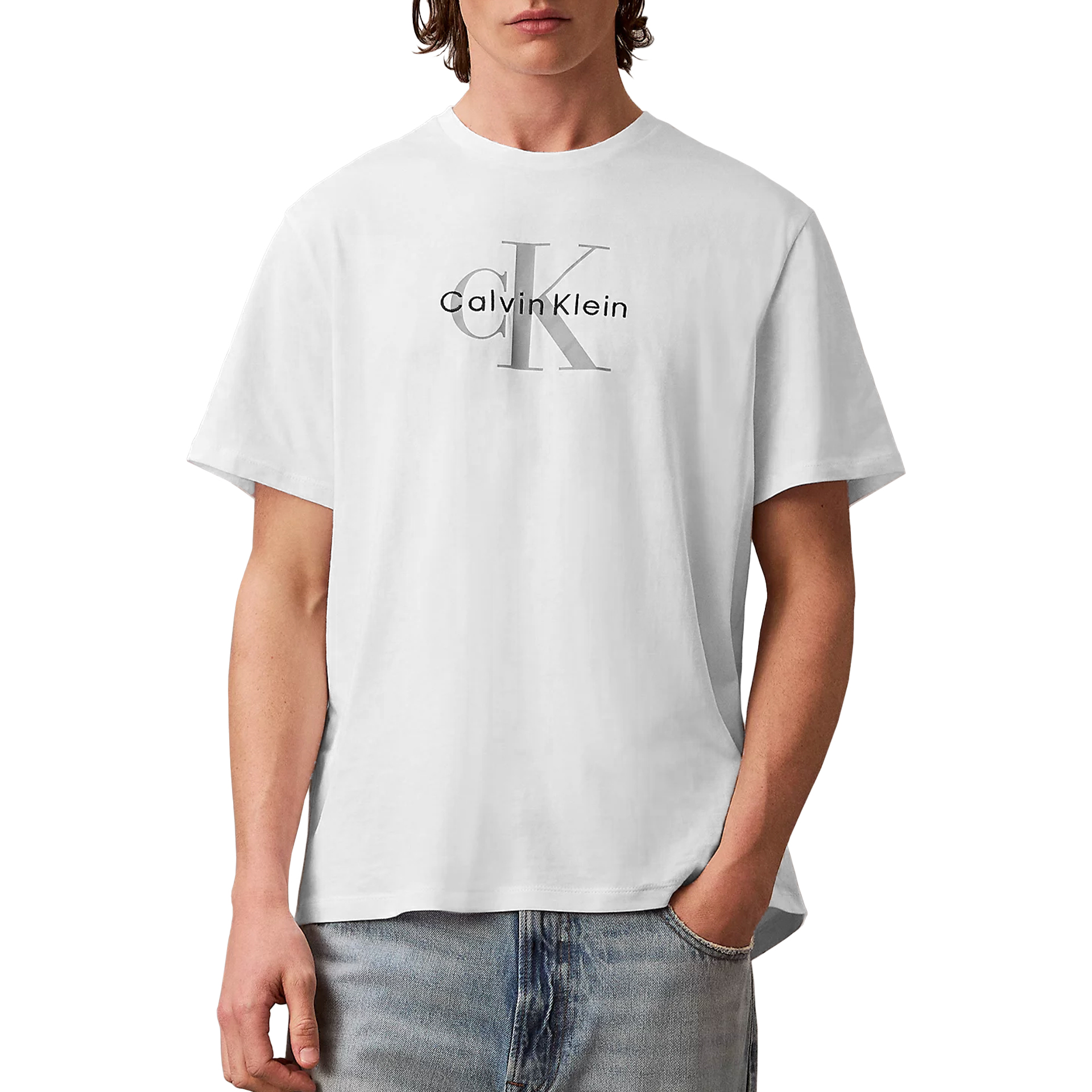 Calvin Klein T-shirt Hero Monologo 20s Brilliant White