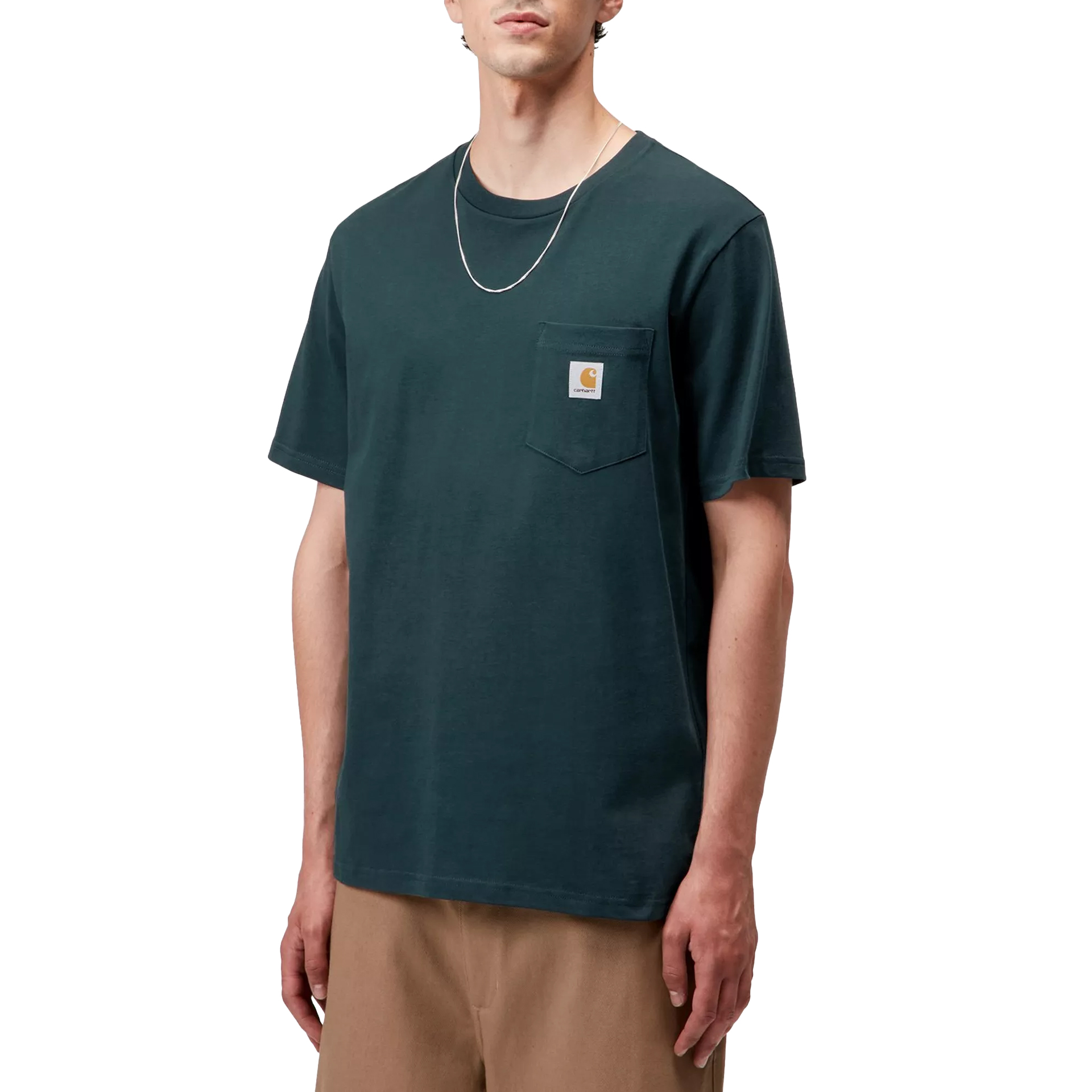 Carhartt Wip T-shirt Pocket Deep Lagoon