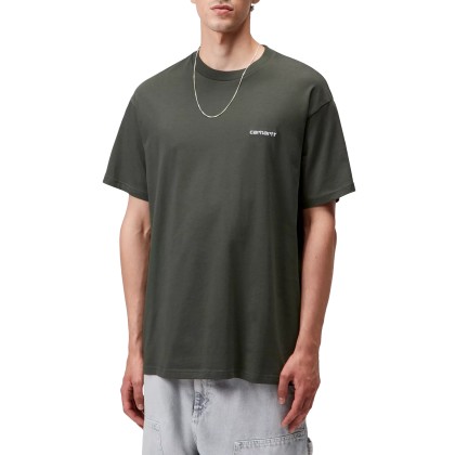 Carhartt Wip T-shirt Script Embroidery Opuntia White