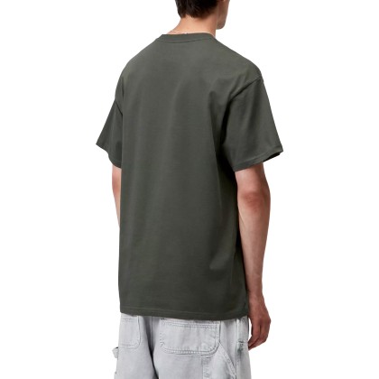 Carhartt Wip T-shirt Script Embroidery Opuntia White