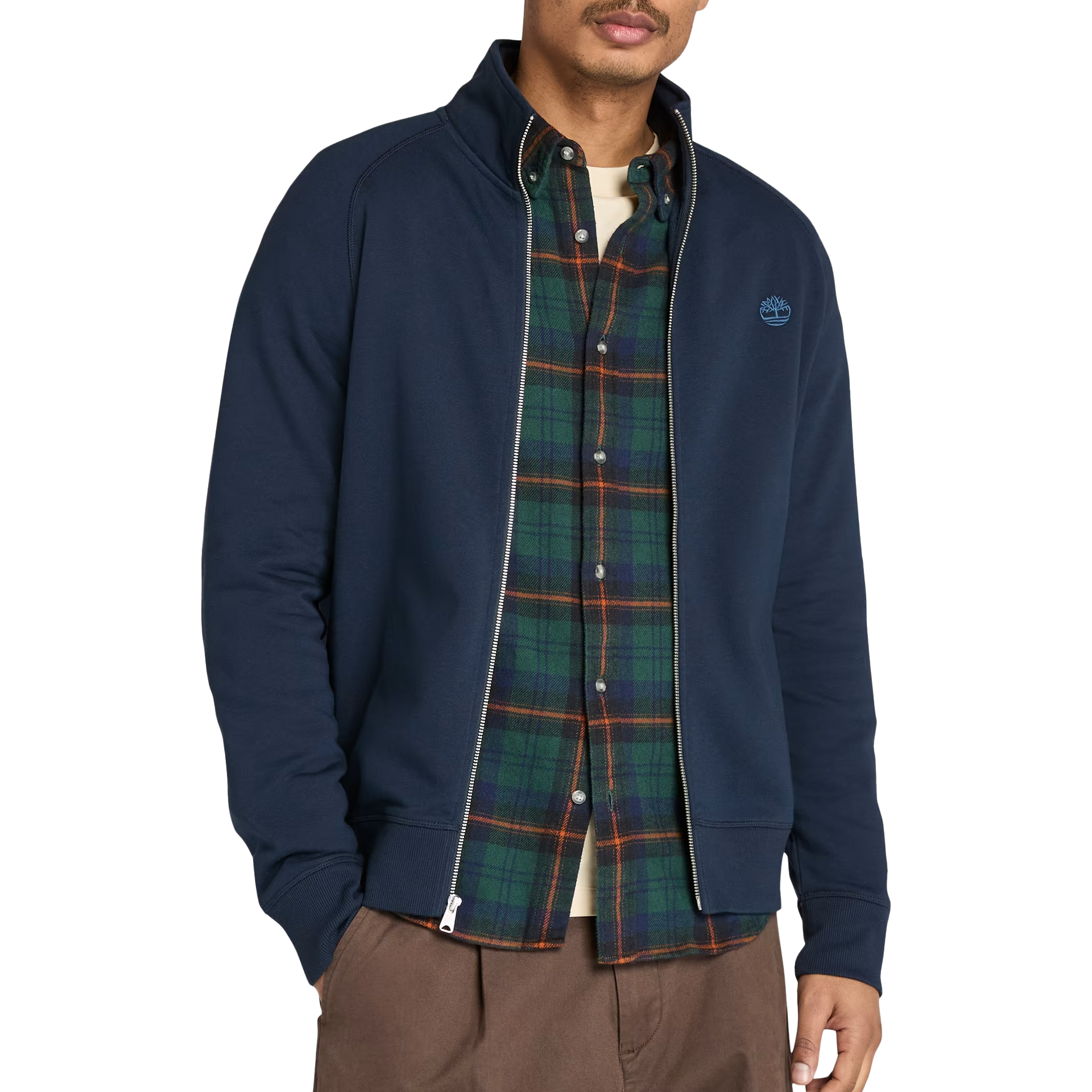 Timberland Casaco Exeter River Brushed Funnel Neck Dark Sapphire