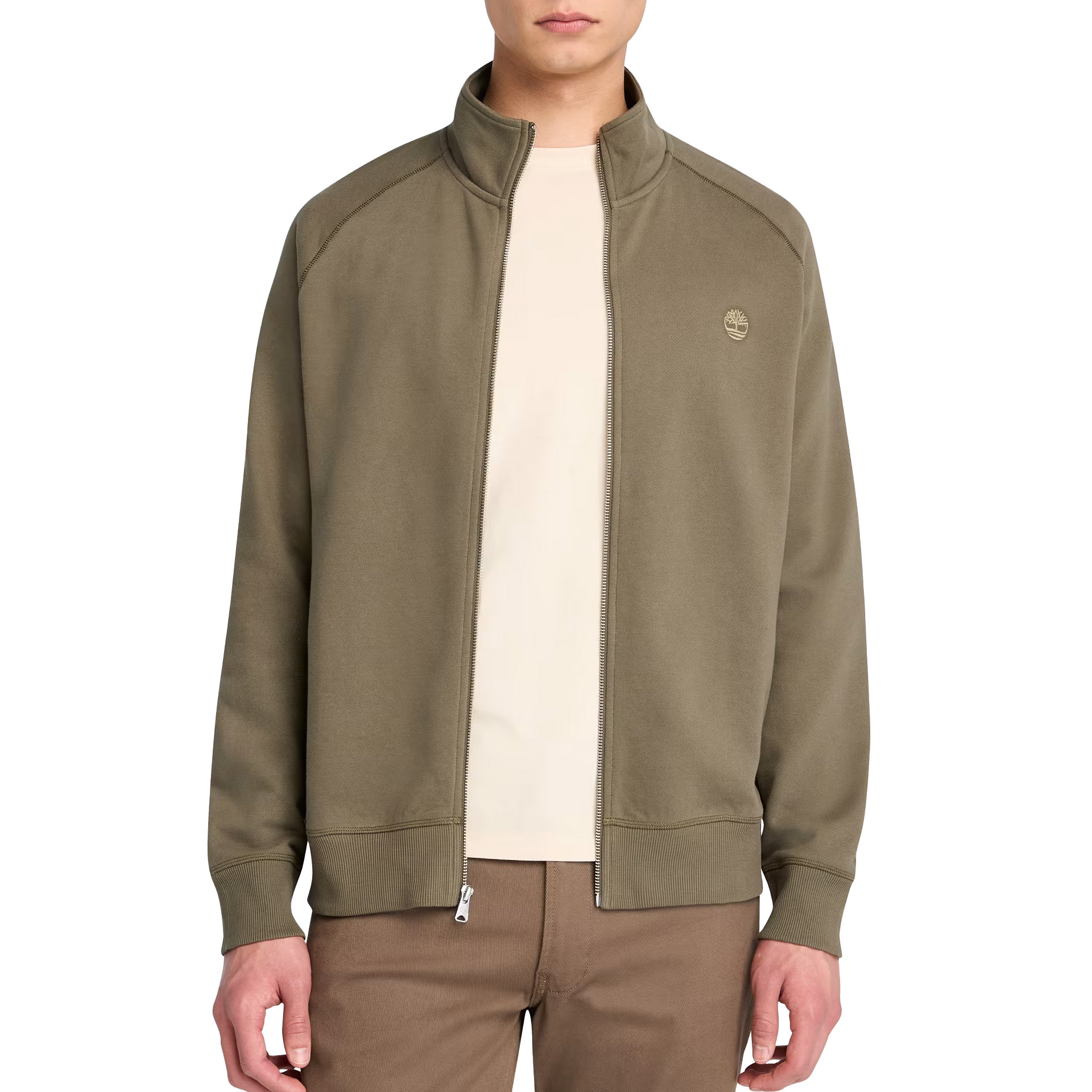 Timberland Casaco Exeter River Brushed Funnel Neck Leaf Green