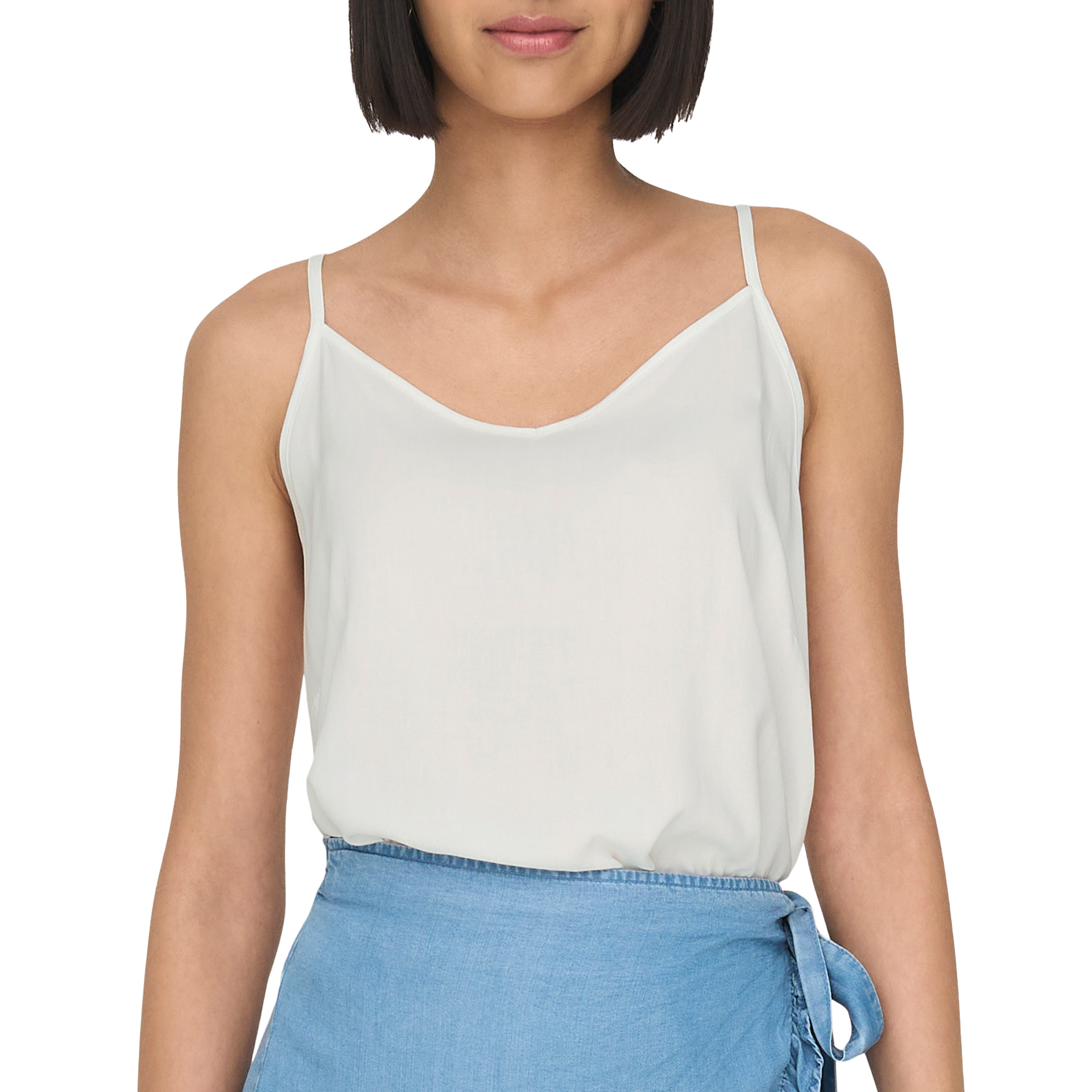 Only Onlnova Life Vis Paris Singlet Solid