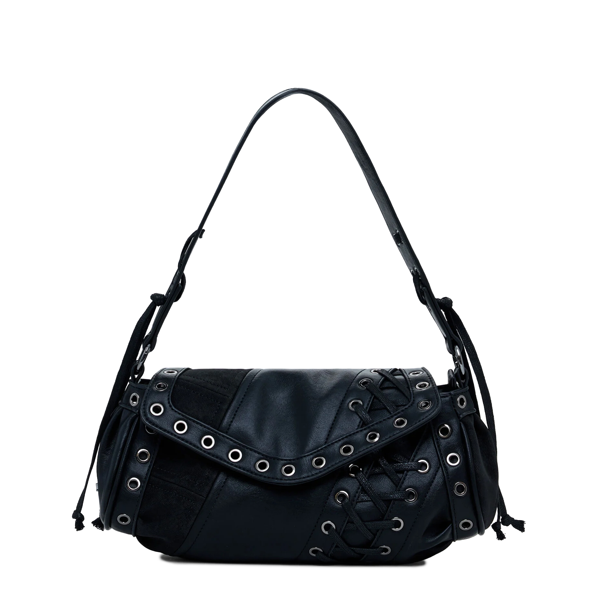 Desigual Mala Tango Black Patch Zarauz Preto