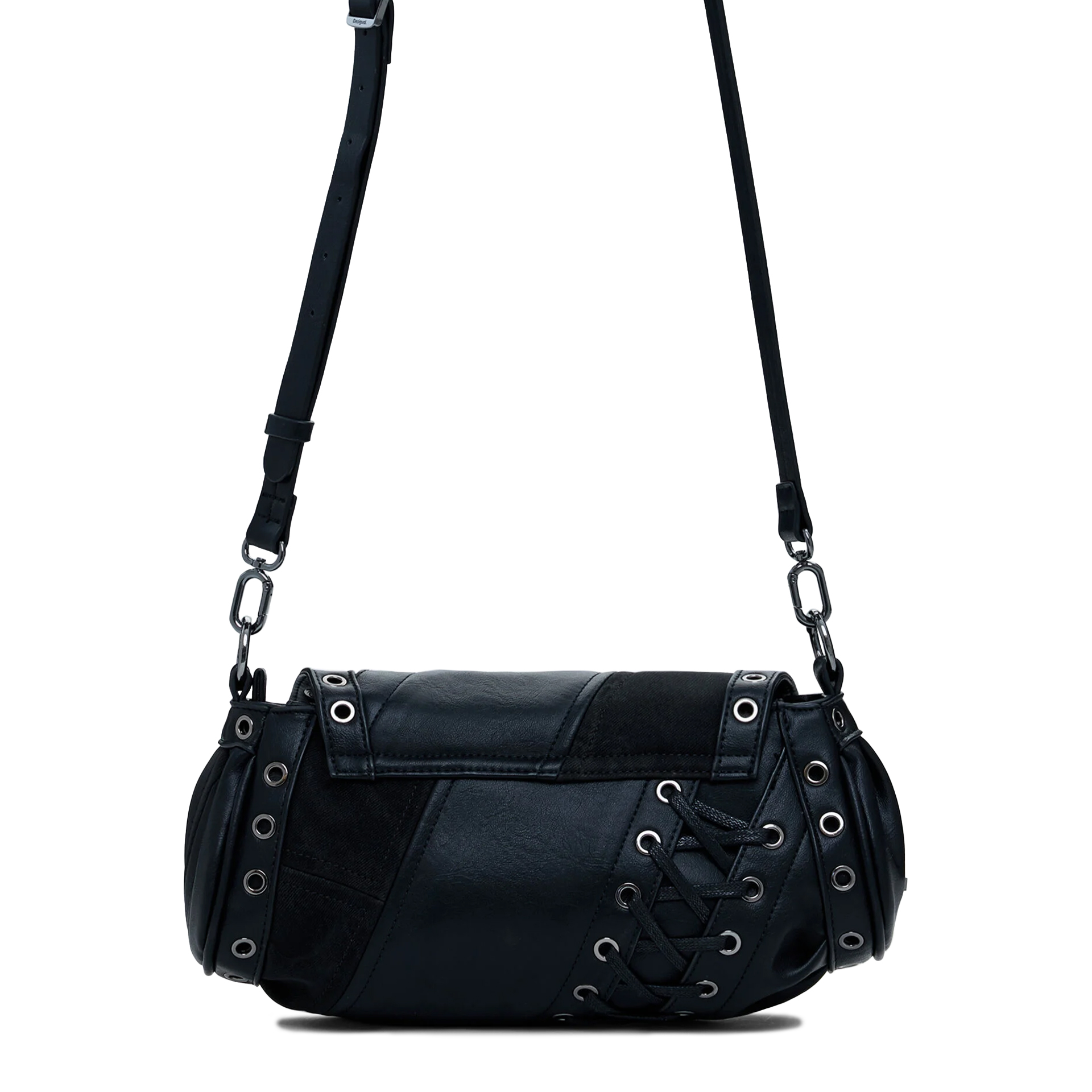 Desigual Mala Tango Black Patch Zarauz Preto