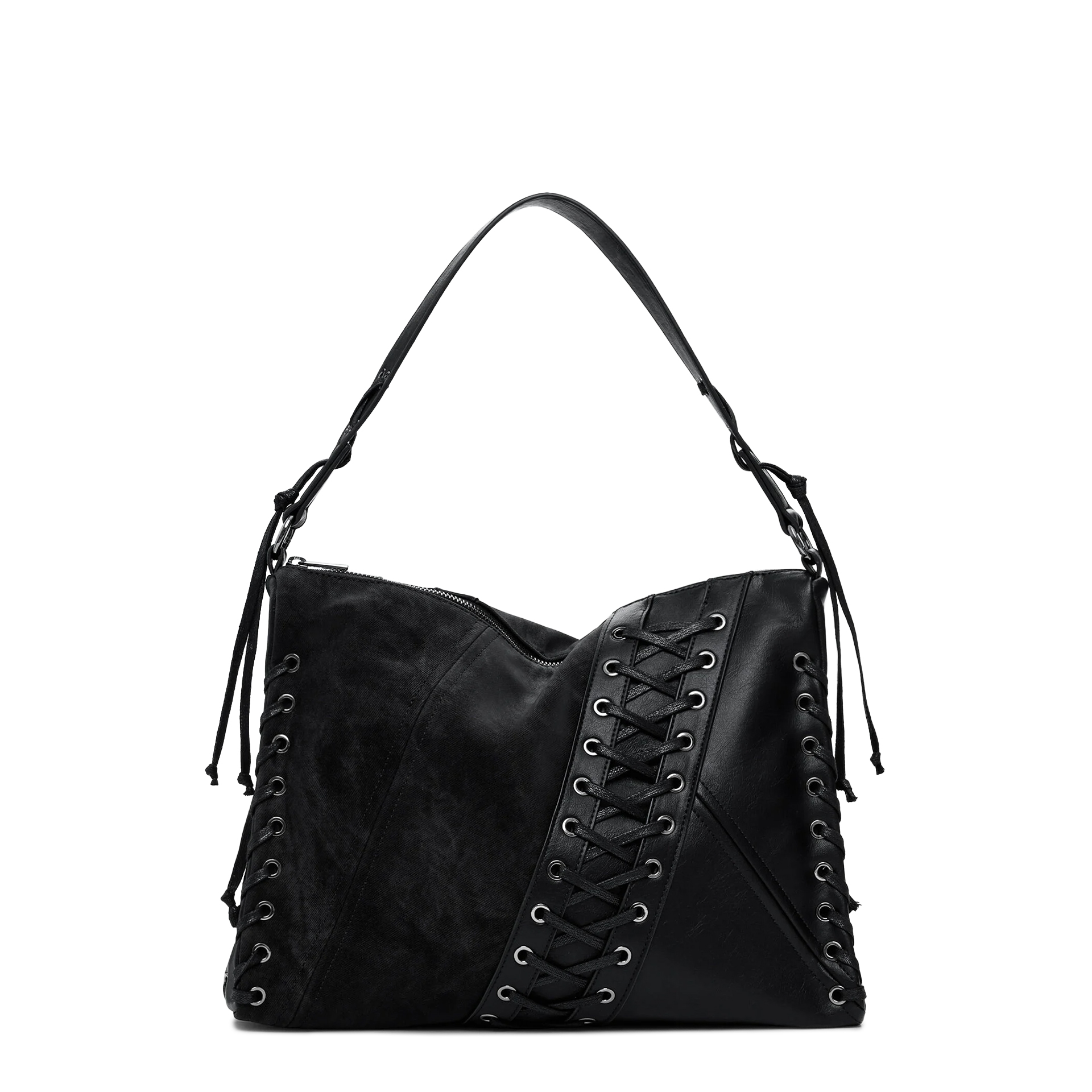 Desigual Mala Tango Black Patch Leiria Preto