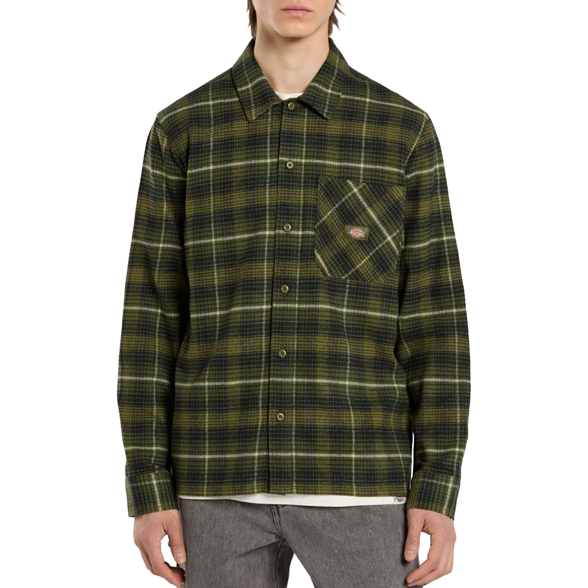 Dickies Camisa Forest Check Cypress