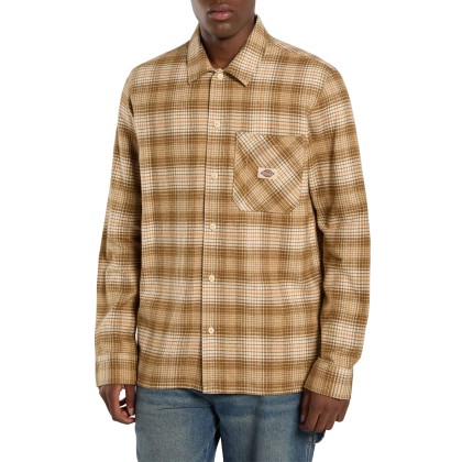 Dickies Camisa Forest Check Wood Ash