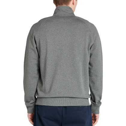 Timberland Casaco Exeter River Brushed Funnel Neck Dark Grey Heather