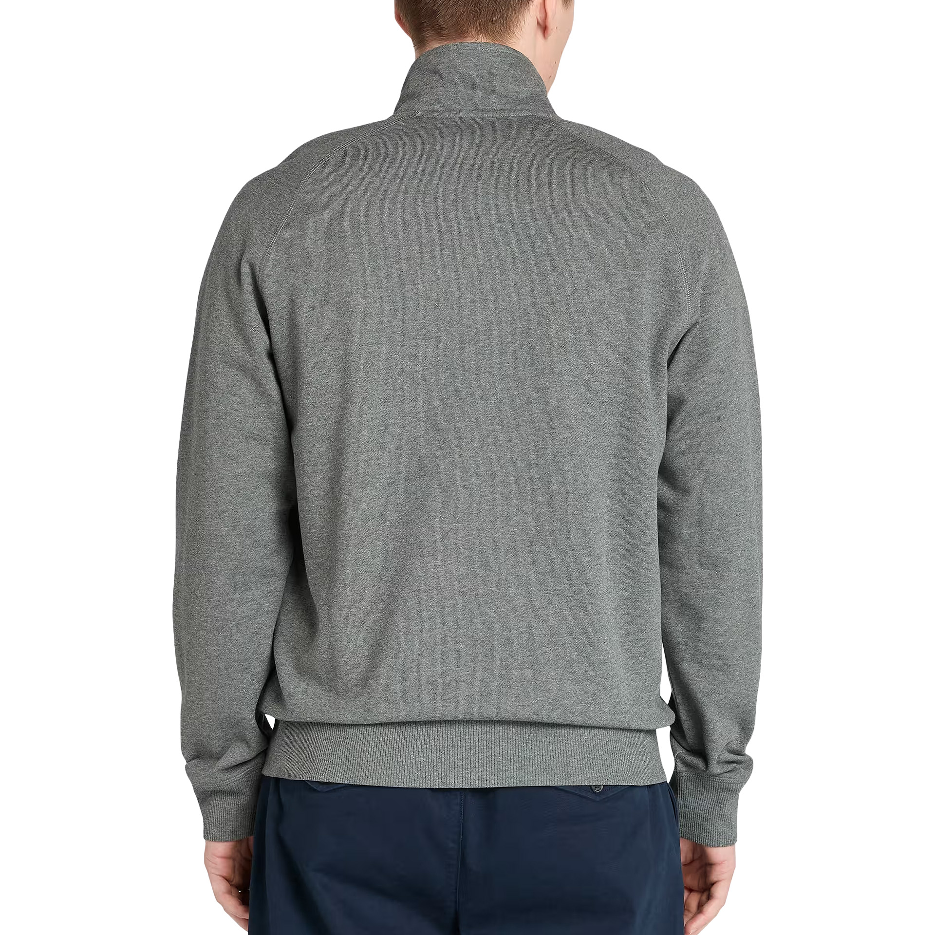 Timberland Casaco Exeter River Brushed Funnel Neck Dark Grey Heather