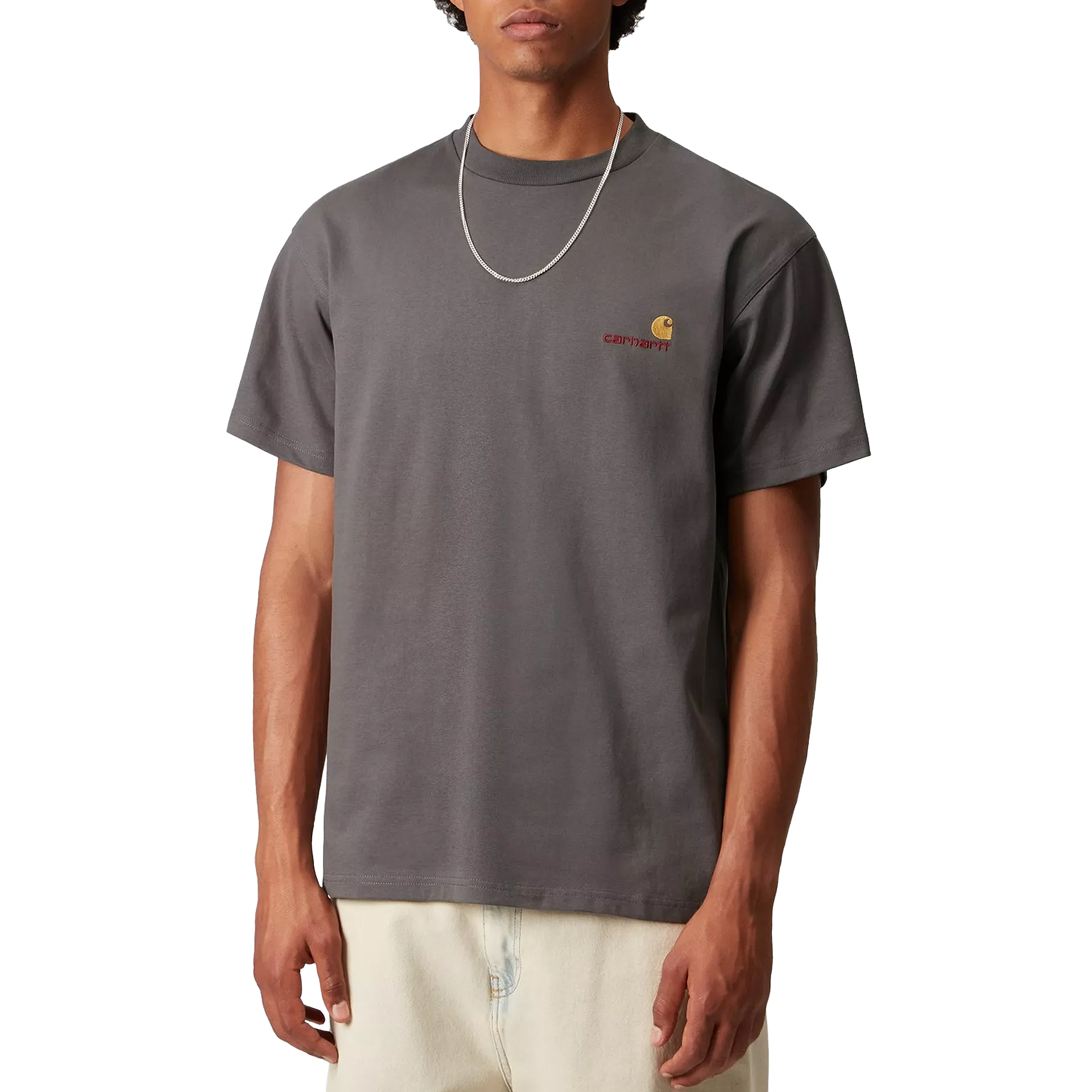 Carhartt Wip T-shirt American Script Porphyry