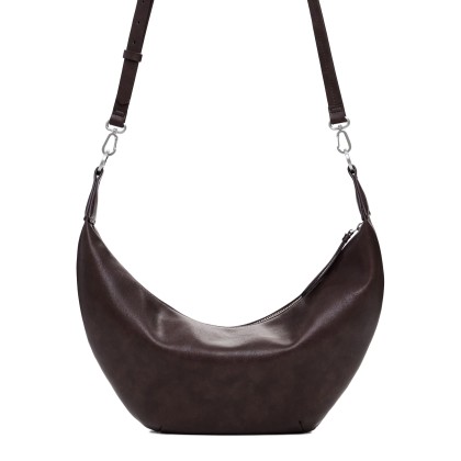 Desigual Mala Half Logo Zante Castanho