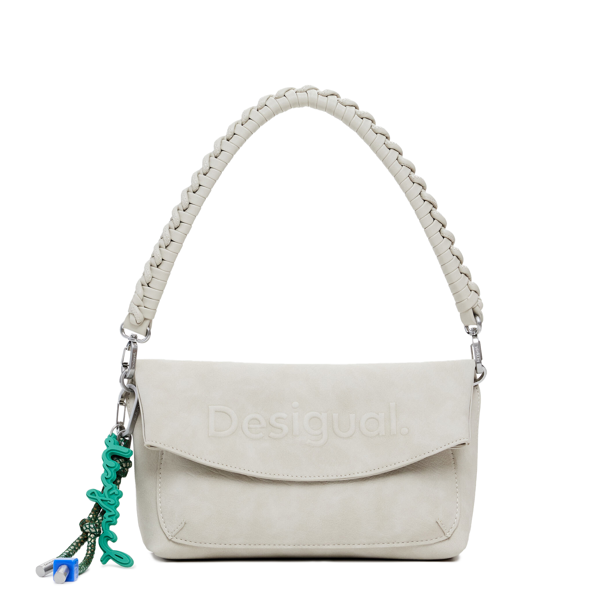 Desigual Mala Half Logo Trokel Piedra Castanho