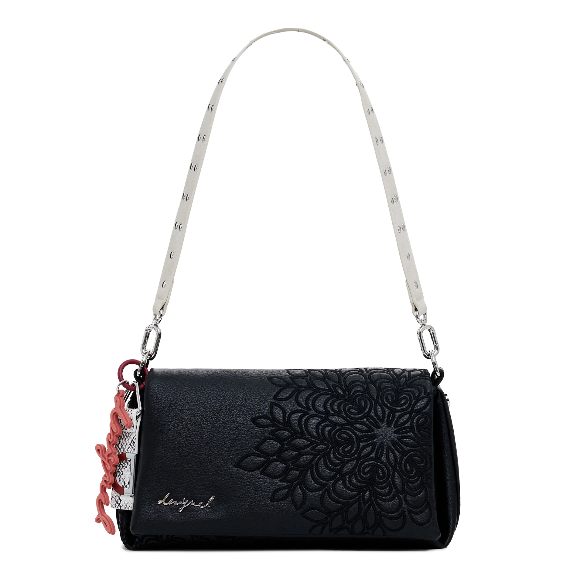 Desigual Mala Sierra Naron Medium Flap Preto