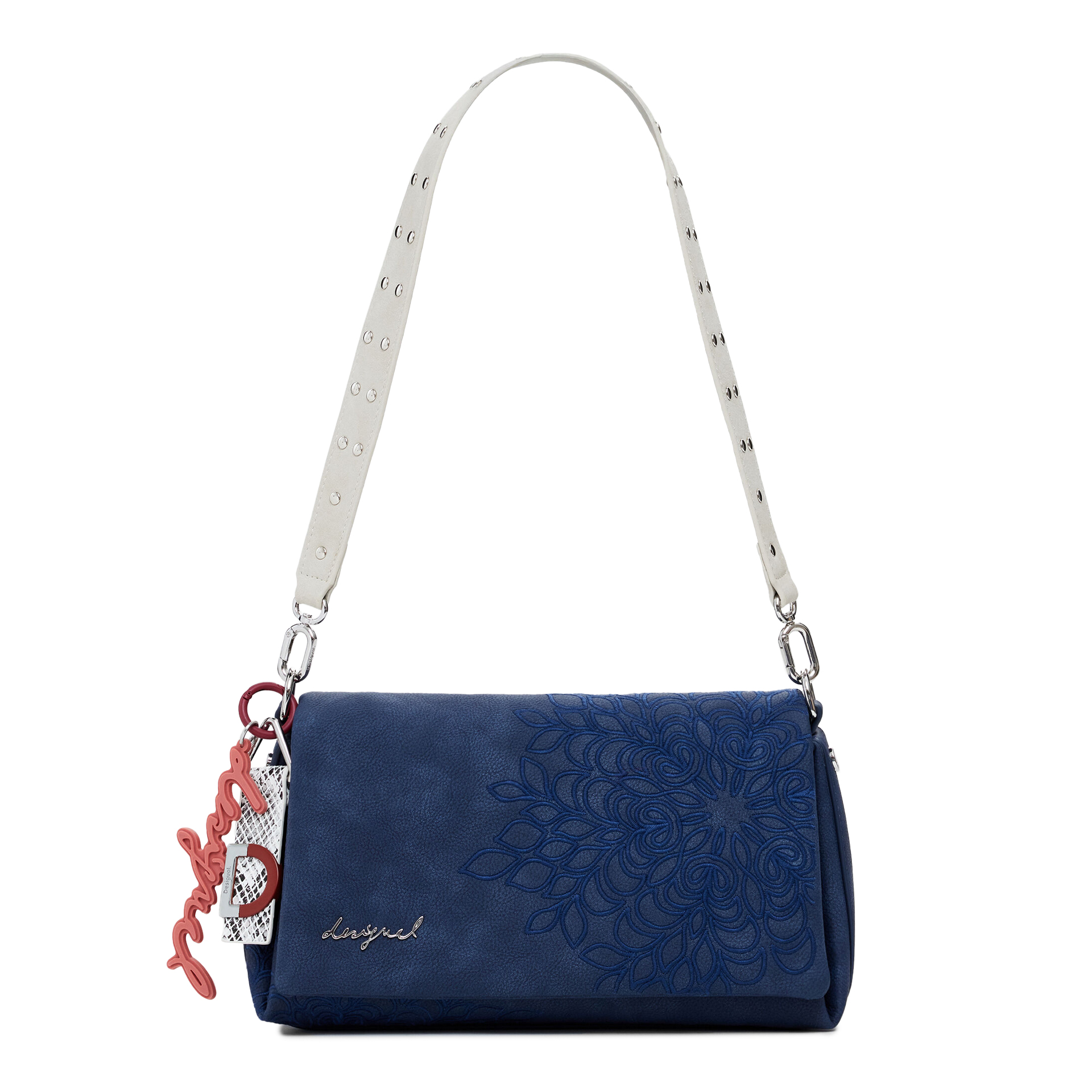 Desigual Mala Sierra Naron Medium Flap Azul