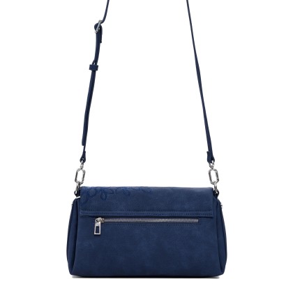 Desigual Mala Sierra Naron Medium Flap Azul Desigual Mala Sierra Naron Medium Flap Azul