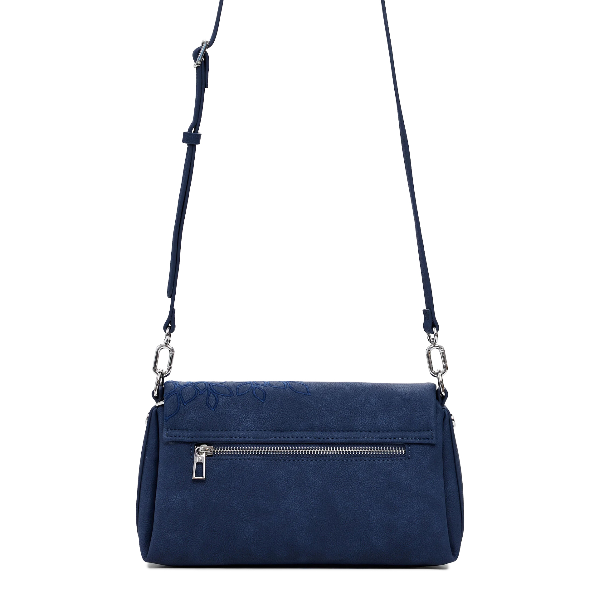 Desigual Mala Sierra Naron Medium Flap Azul