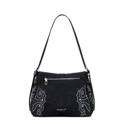 Desigual Mala Poker Face Posadas Mini 2.0 Preto Desigual Mala Poker Face Posadas Mini 2.0 Preto