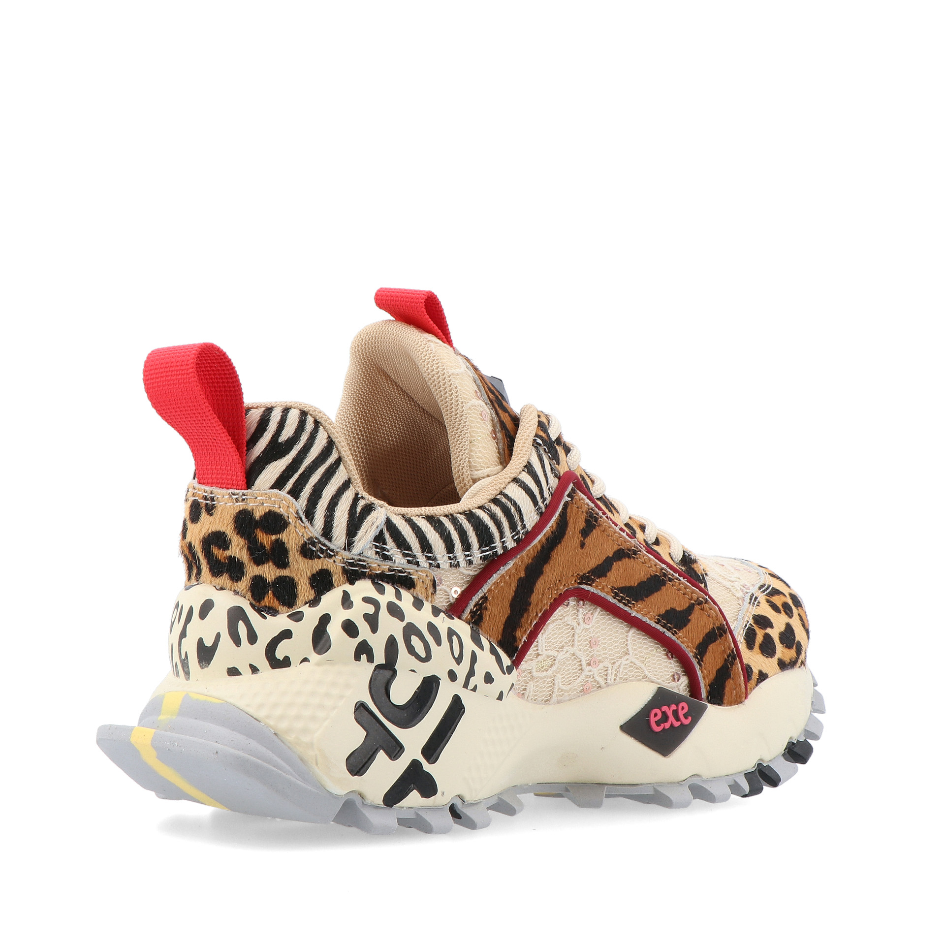 Exé 2025-3m Leopard Tan/black