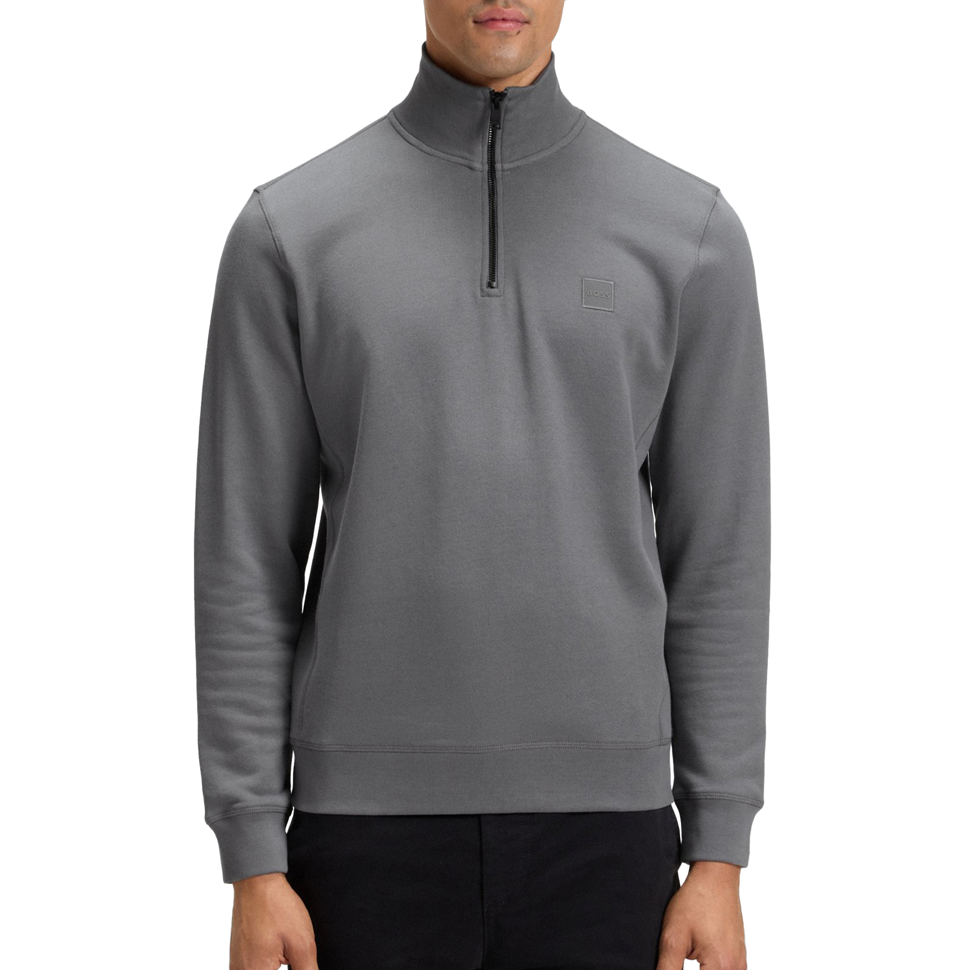 BOSS Sweat Zetrust Open Grey