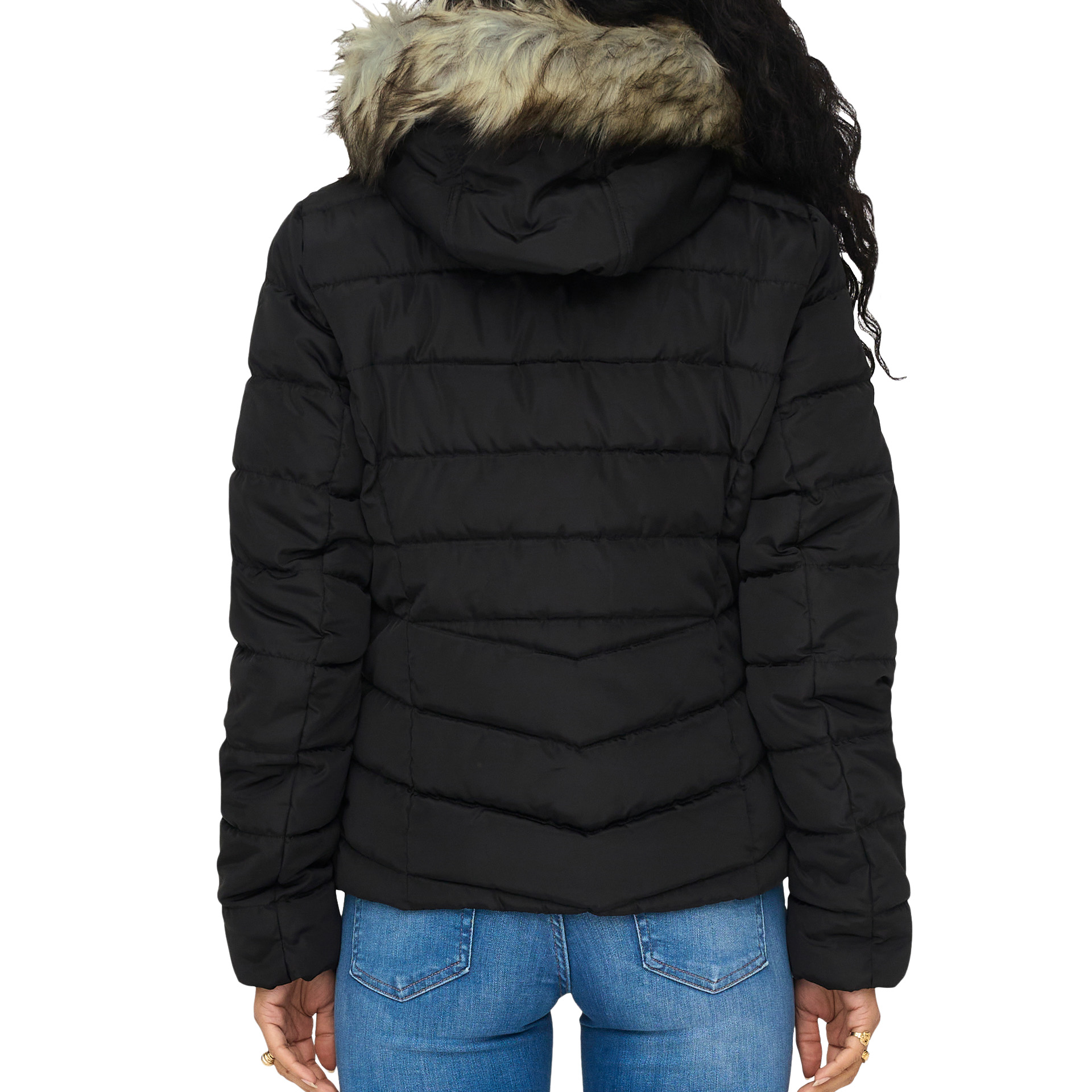 Only Casaco Ellan Quilt Life Otw Black