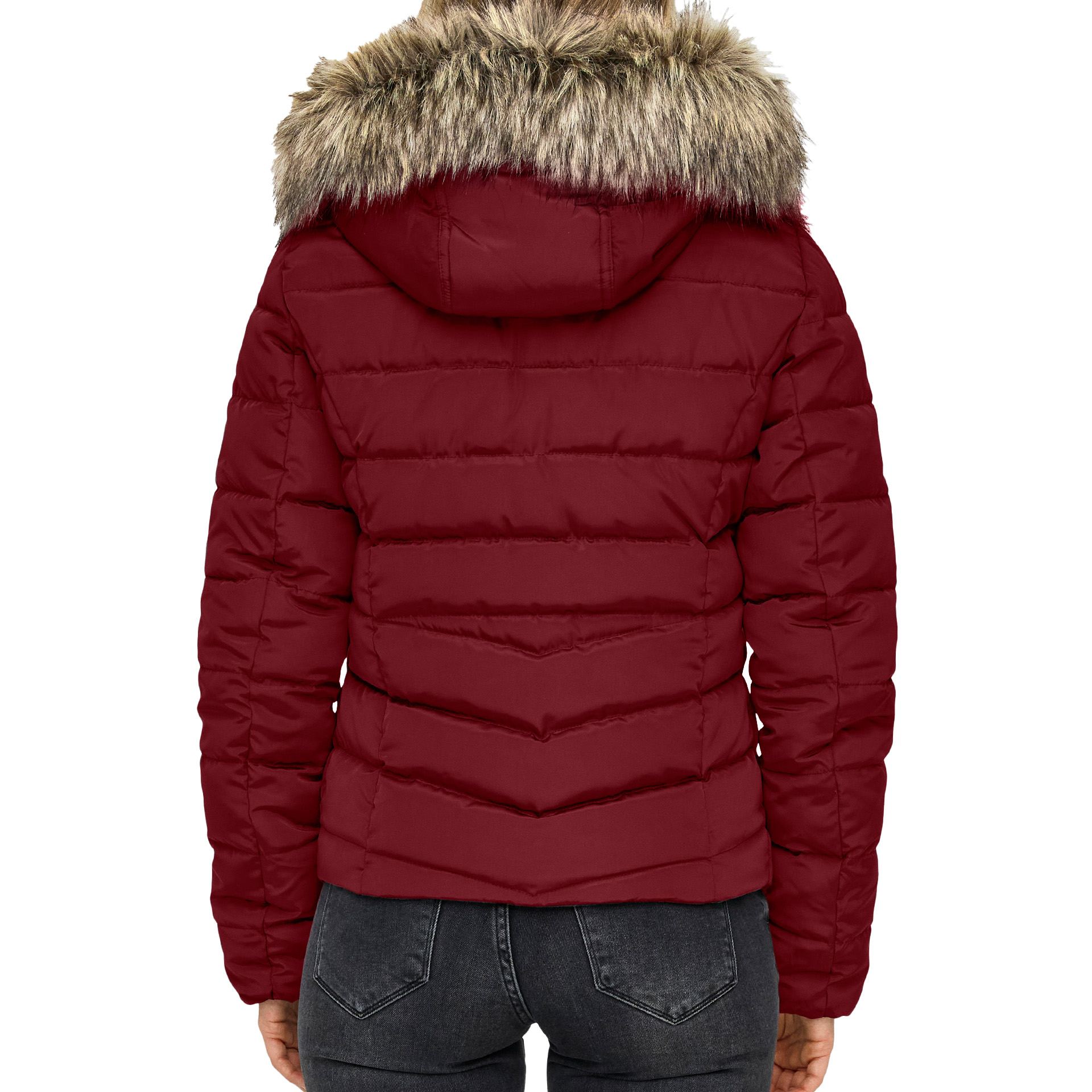 Only Casaco Ellan Quilt Life Otw Cabernet