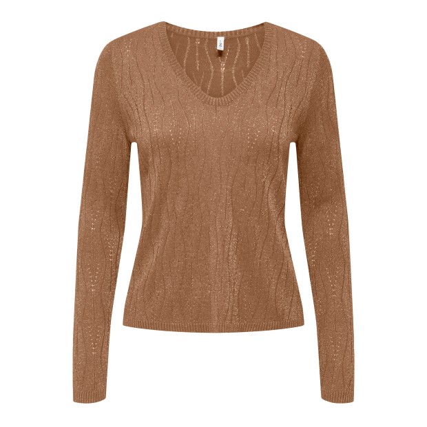 Only Camisola Mella Glitter V-Neck Knt To