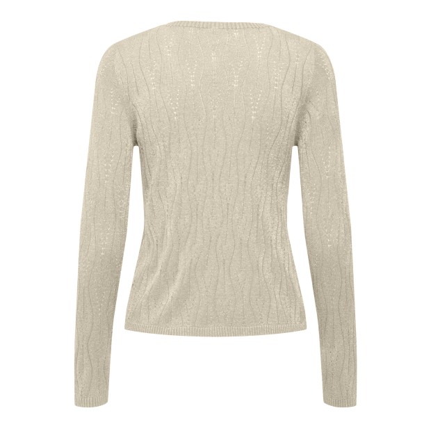 Only Camisola Mella Glitter V-Neck Knt Bi