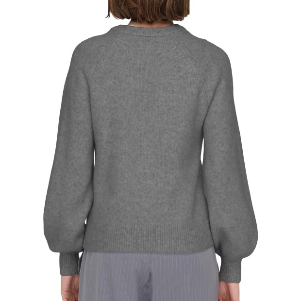 Only  Sweat Lauren Life Knt Medium Grey Melange