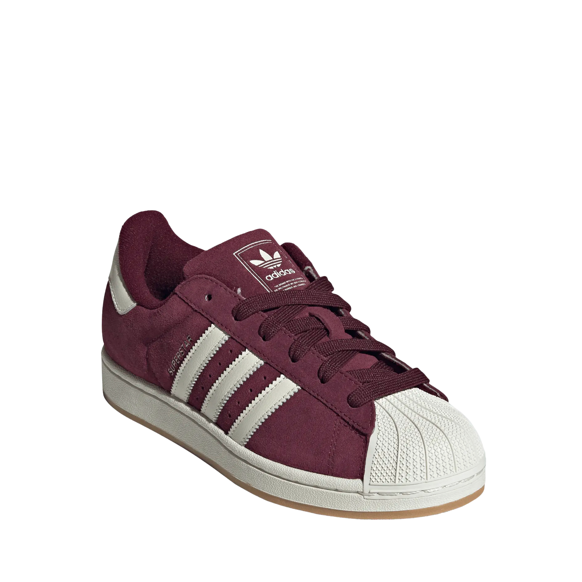 adidas Originals Superstar II W Maroon / Off White / Off White