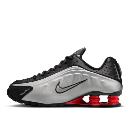 Nike Shox R4 Black/metallic Silver-lt Crimson Nike Shox R4 Black/metallic Silver-lt Crimson
