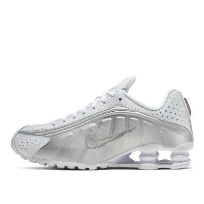 Nike Shox R4 White/white-metallic Nike Shox R4 White/white-metallic
