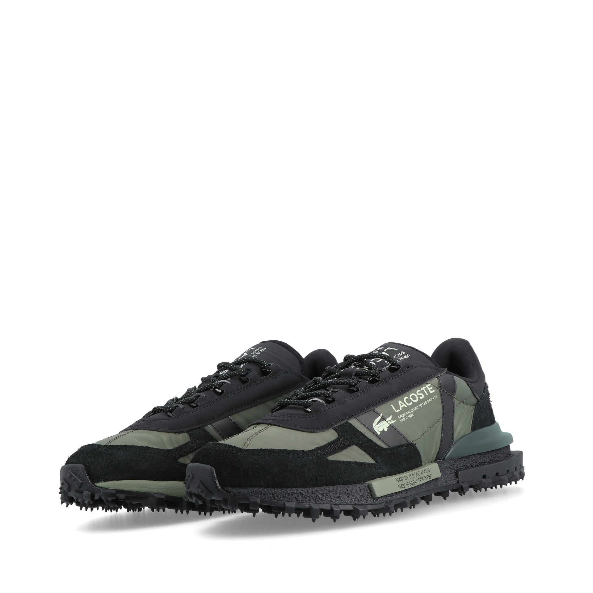 Lacoste Elite Active 225 5 Sma Blk/lt Grn