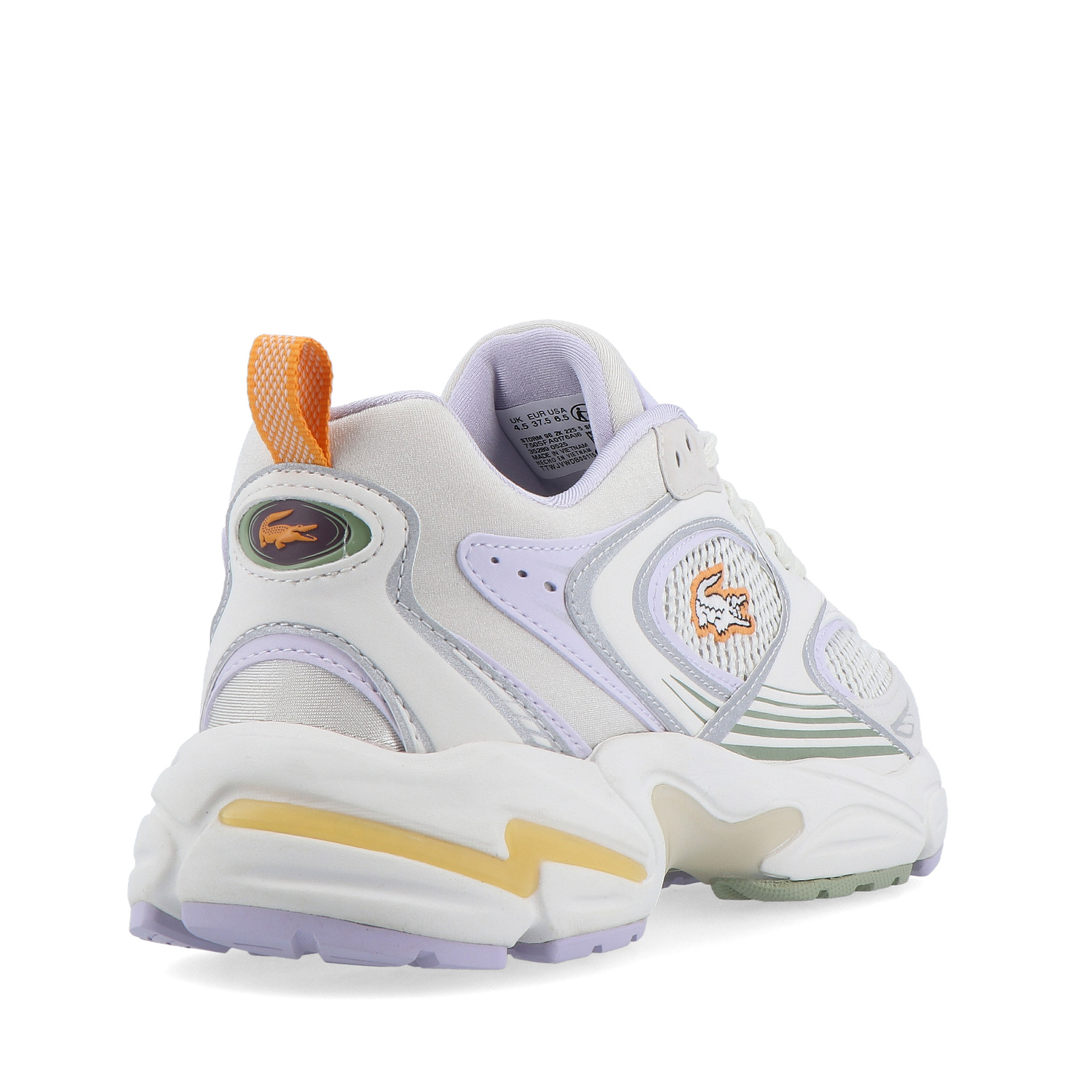 Lacoste Storm 96 2k 225 5 Sfa Off Wht/lt Purp