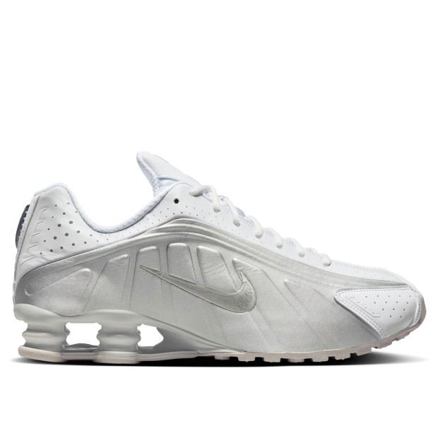Nike Shox R4 White/metallic Silver