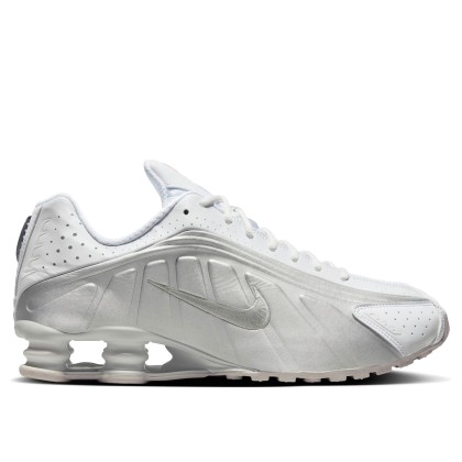 Nike Shox R4 White/metallic Silver