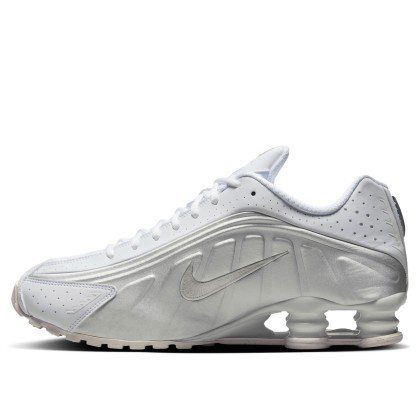 Nike Shox R4 White/metallic Silver