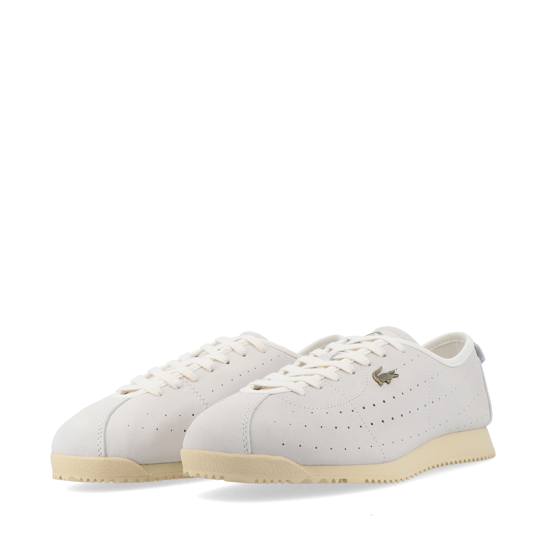 Lacoste Club-low 225 4 Sma Off Wht/lt Ylw