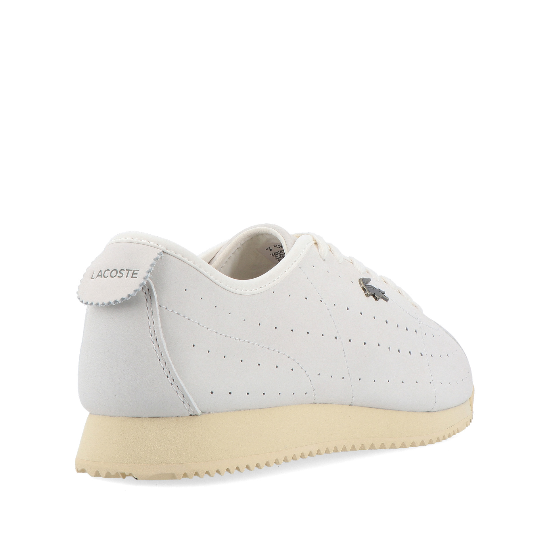 Lacoste Club-low 225 4 Sma Off Wht/lt Ylw