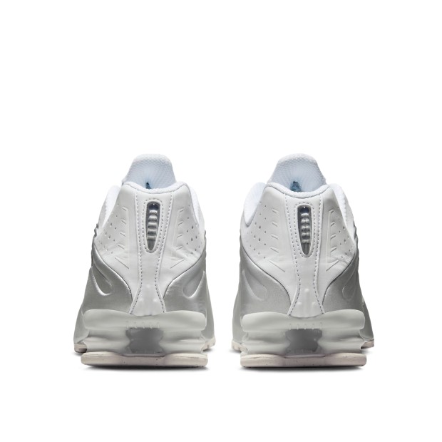 Nike Shox R4 White/metallic Silver