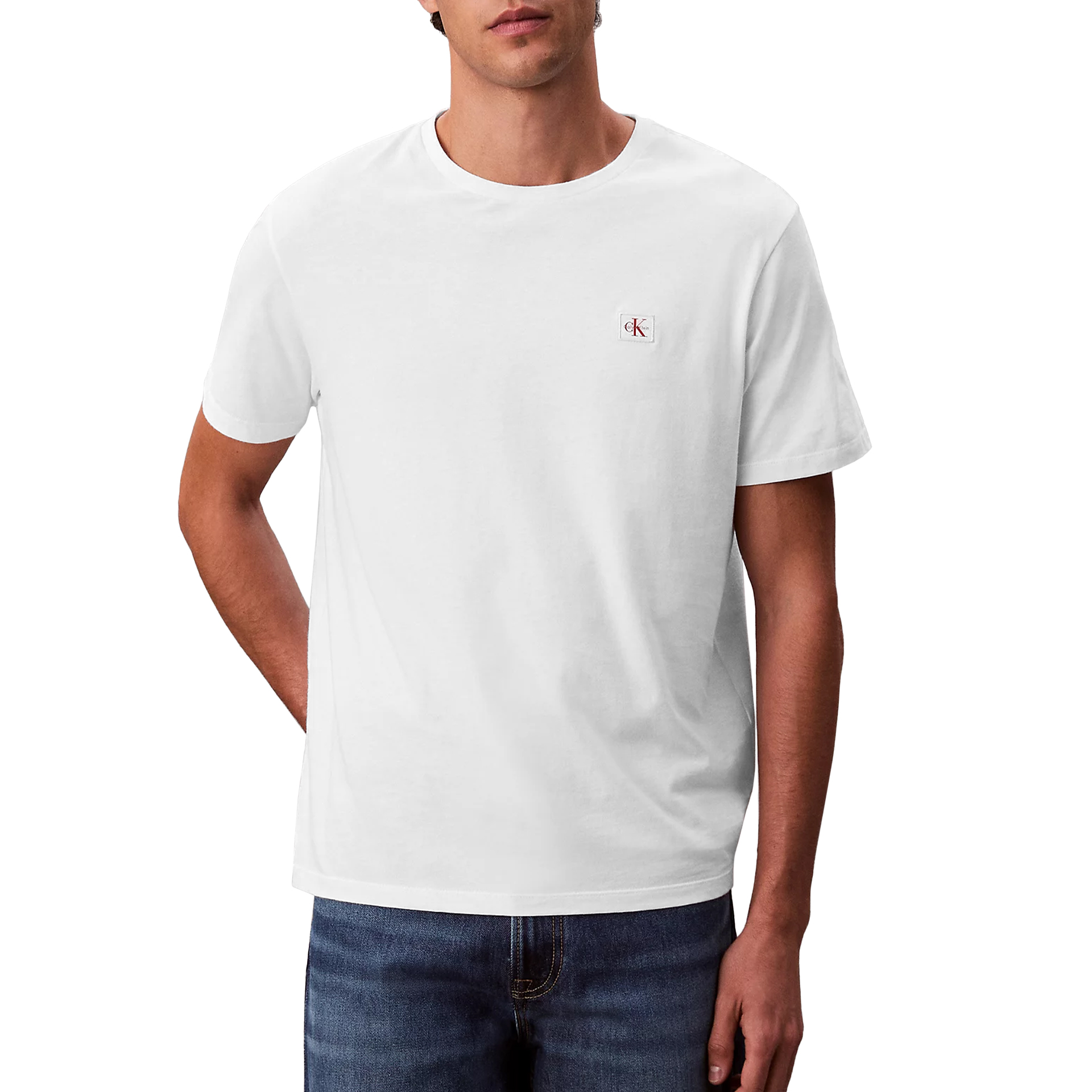 Calvin Klein T-shirt Badge 30s Jersey Classic White