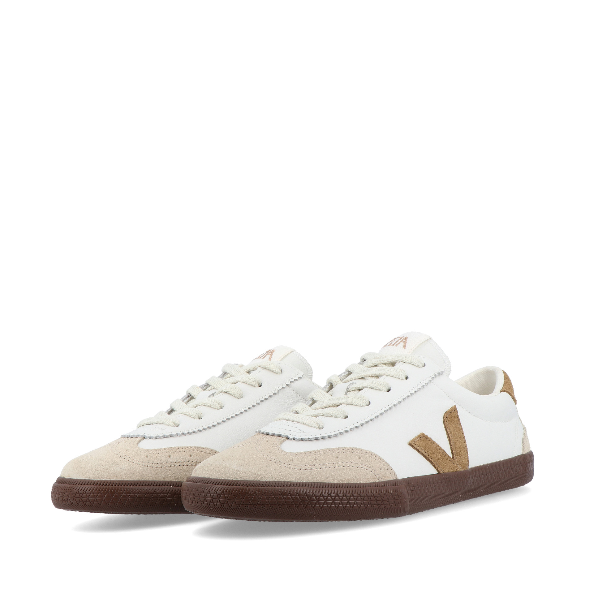 Veja Volley O.t. Leather White Tent Bark