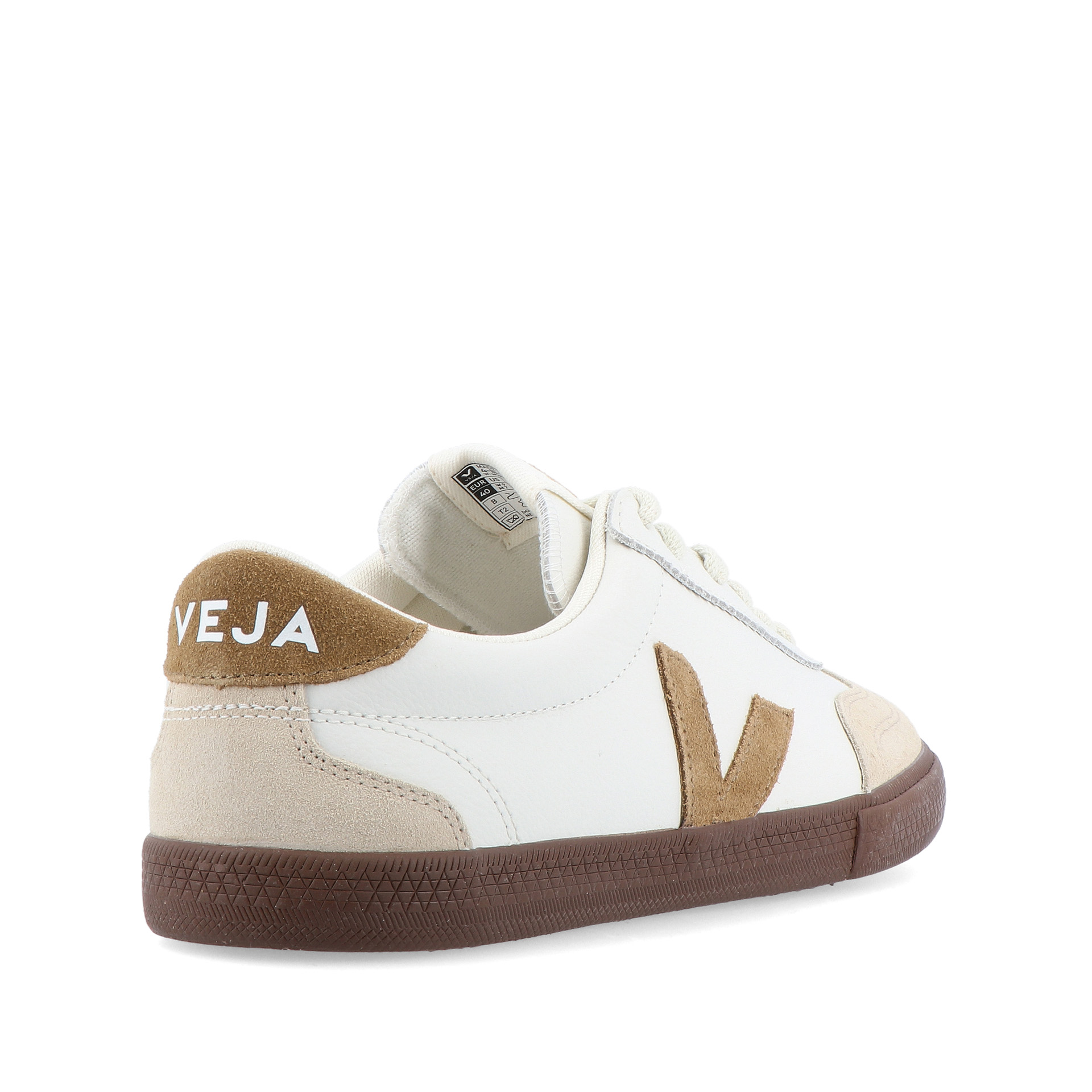 Veja Volley O.t. Leather White Tent Bark