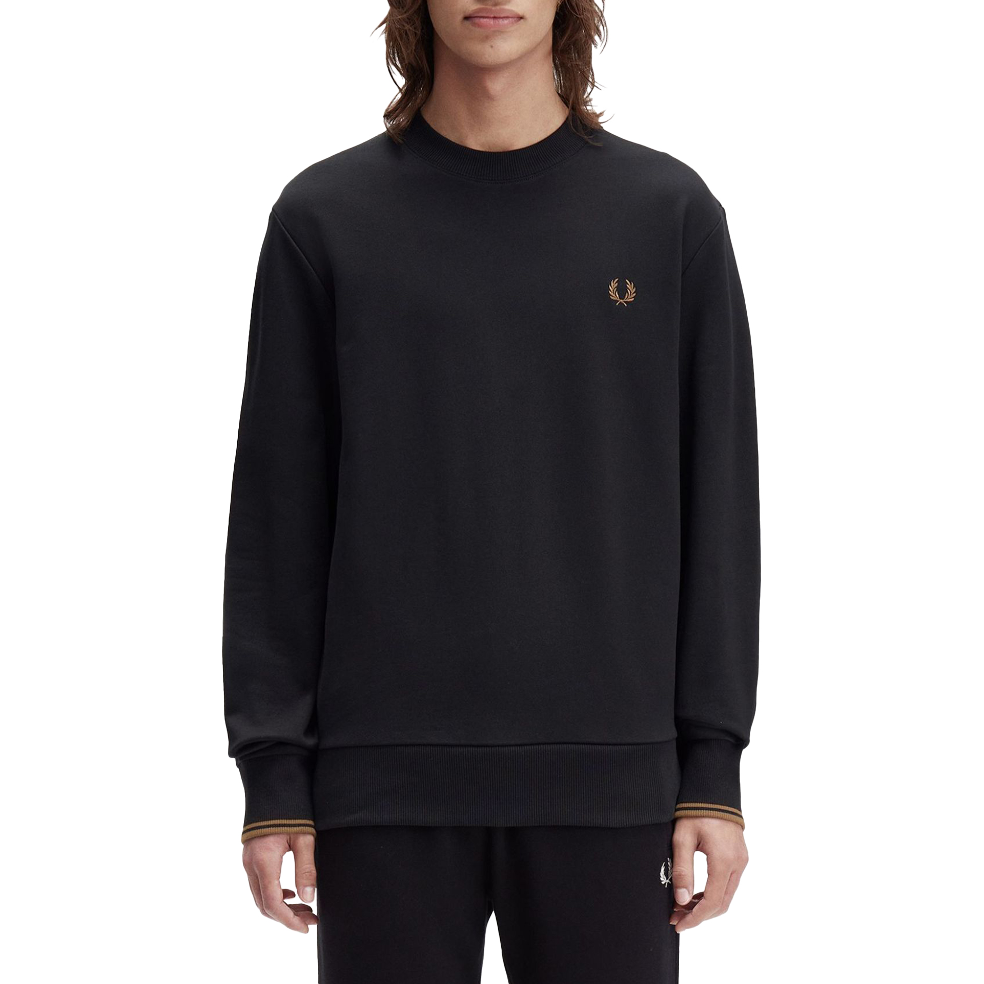 Fred Perry Sweat M7535-s77 Black/shadedston