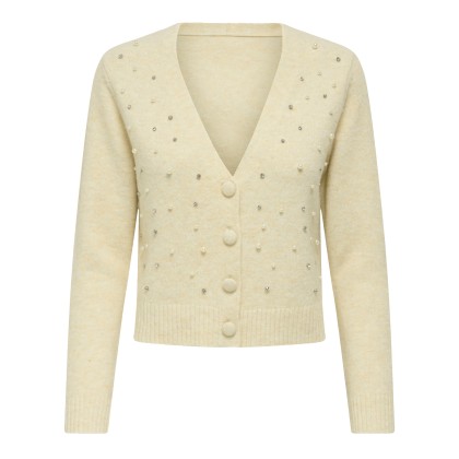 Only  Casaco Rene Life  Bling Cs Knt Birch Bling