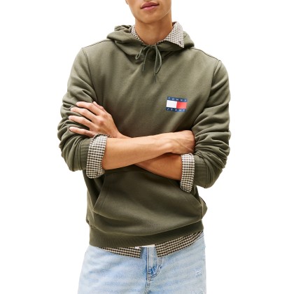 Tommy Hilfiger Sweat Reg Essential Flag Pewter Green