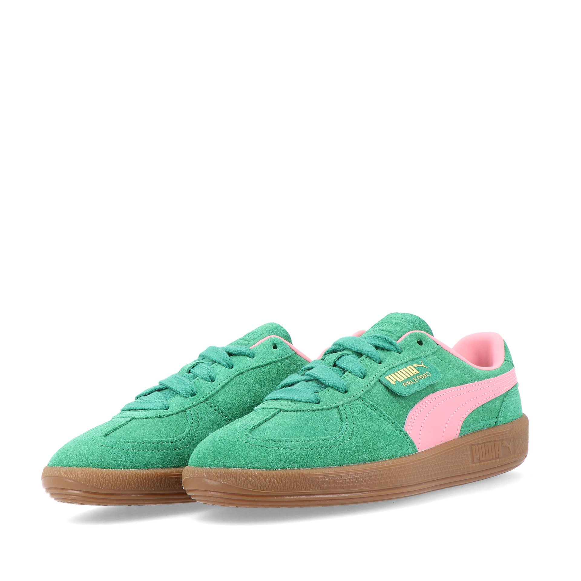 Puma Palermo Jr - Archive Green-pinkscape